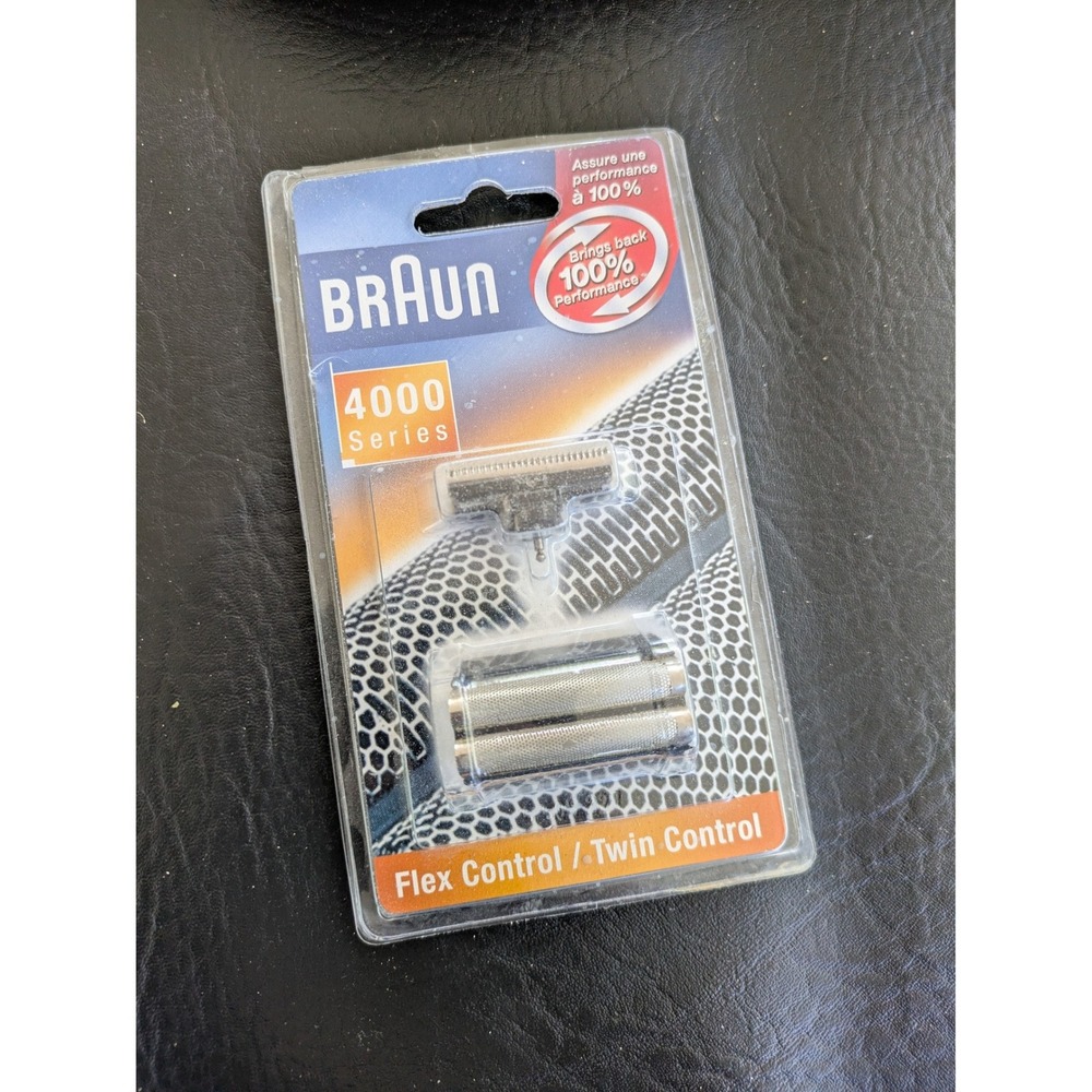 Braun 4000 Series Flex Control Twin Control Replacement Foil and Cutter 5585 NEW